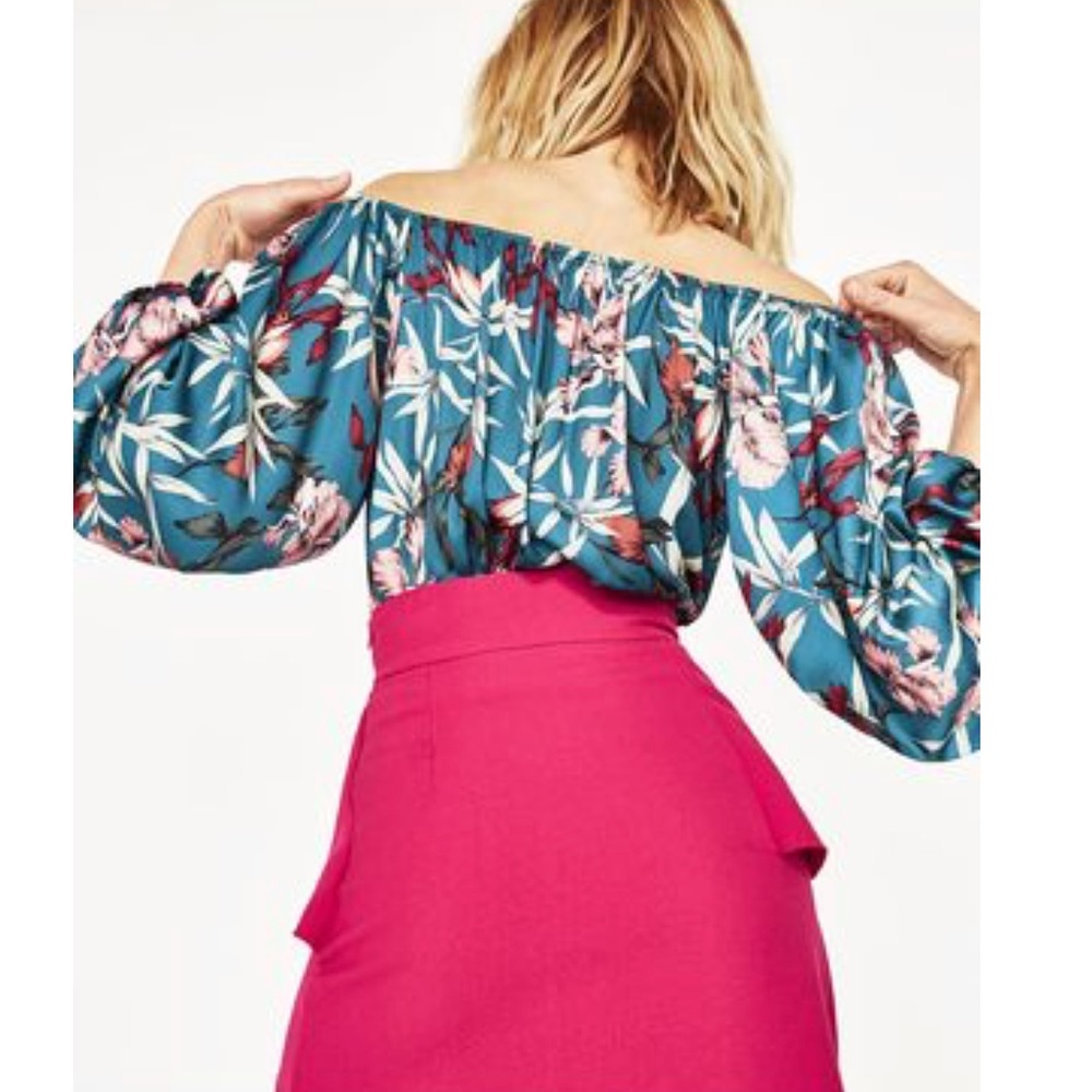 Zara body suit blouse size S - Picture 3 of 7